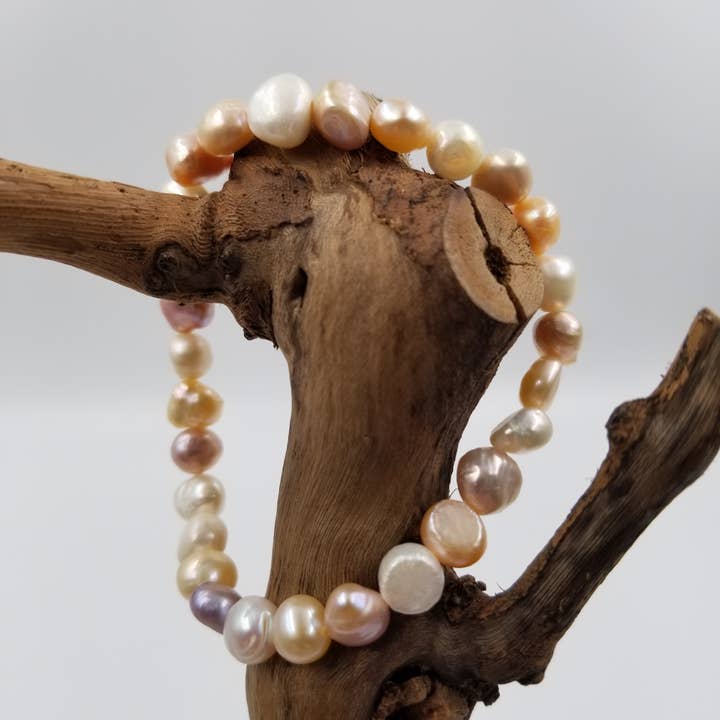 Pulseira de pérolas naturais de água doce por atacado de CHAKRA JEWELRY