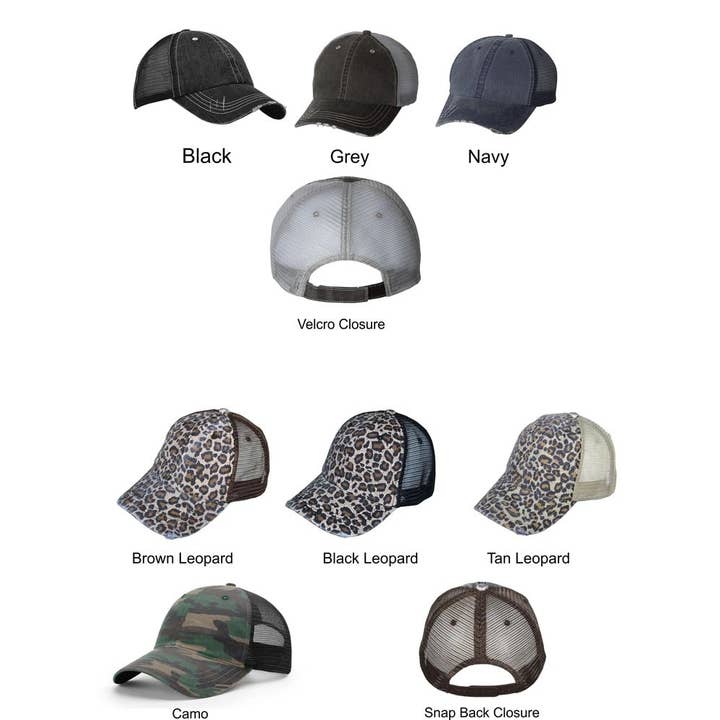 The Hometown Company - Wholesale Baseball Cap - Women's - Loud & Proud Patriot Leather Patch Hat1