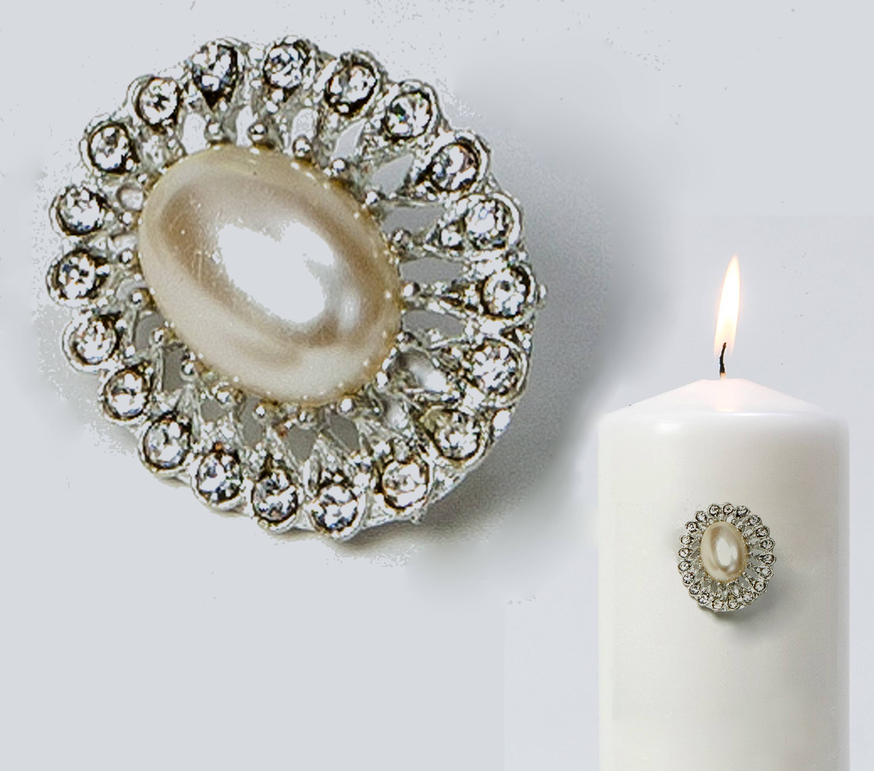 Globe Enterprise - Wholesale Decorative Tabletop Object - Diamante Candle Pins – Elegant Decorative Candle Accessories2
