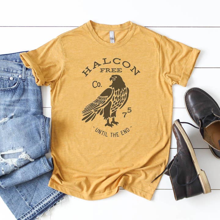 Halcon | Dad Tee for wholesale by Amy Anne Apparel Inc