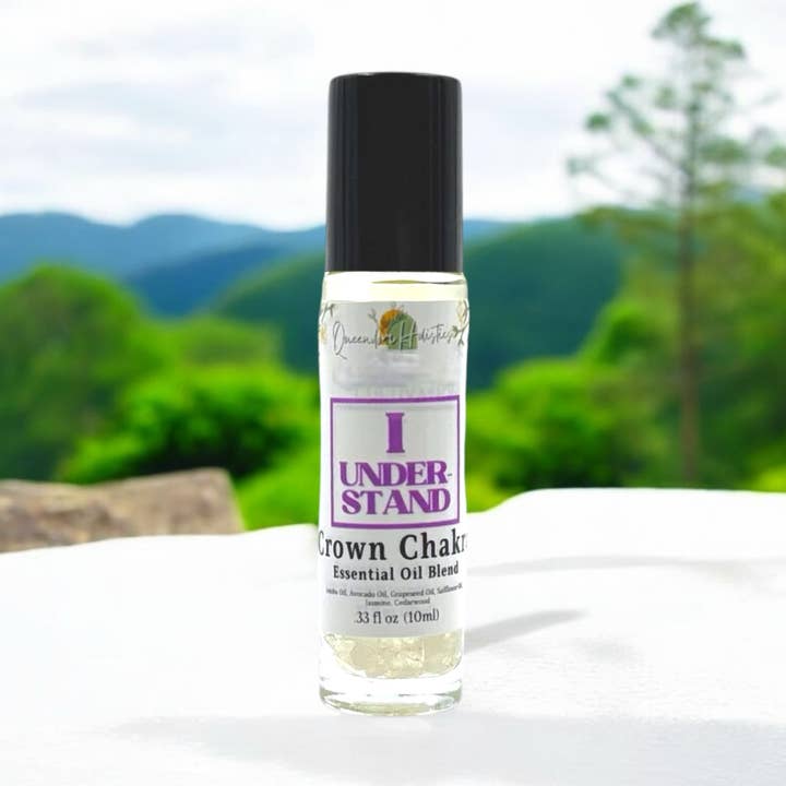 Óleo roll-on de aromaterapia Crown Chakra por atacado de Queendom Holistics