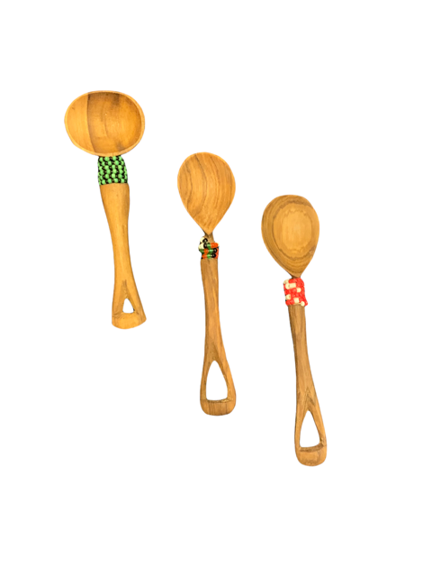 Harkiss Designs - Wholesale Kitchen Spoon - Multi-Purpose Vee - Shaped Wooden Scoop1