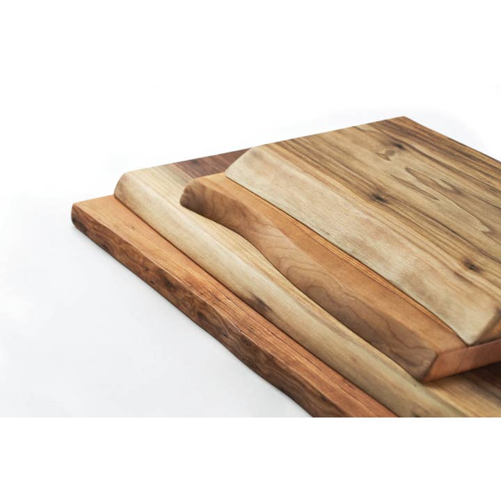 Holland Bowl Mill – wholesale Cutting board – Double Live Edge Cutting and Presentation Boards6