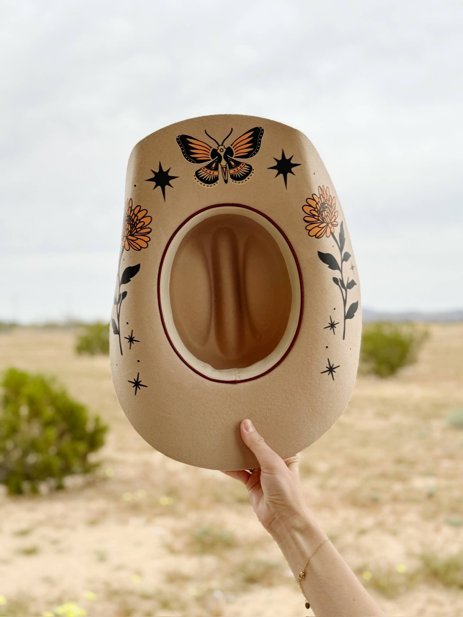 Wild as Heck - Vente Chapeau de cowboy – femme - Le chapeau de cowboy Presley (western, éleveur, laine)7