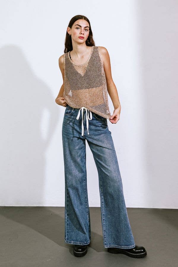 FLYING TOMATO - Vente Débardeur – femme - Débardeur en tricot A sweater - FSW101514