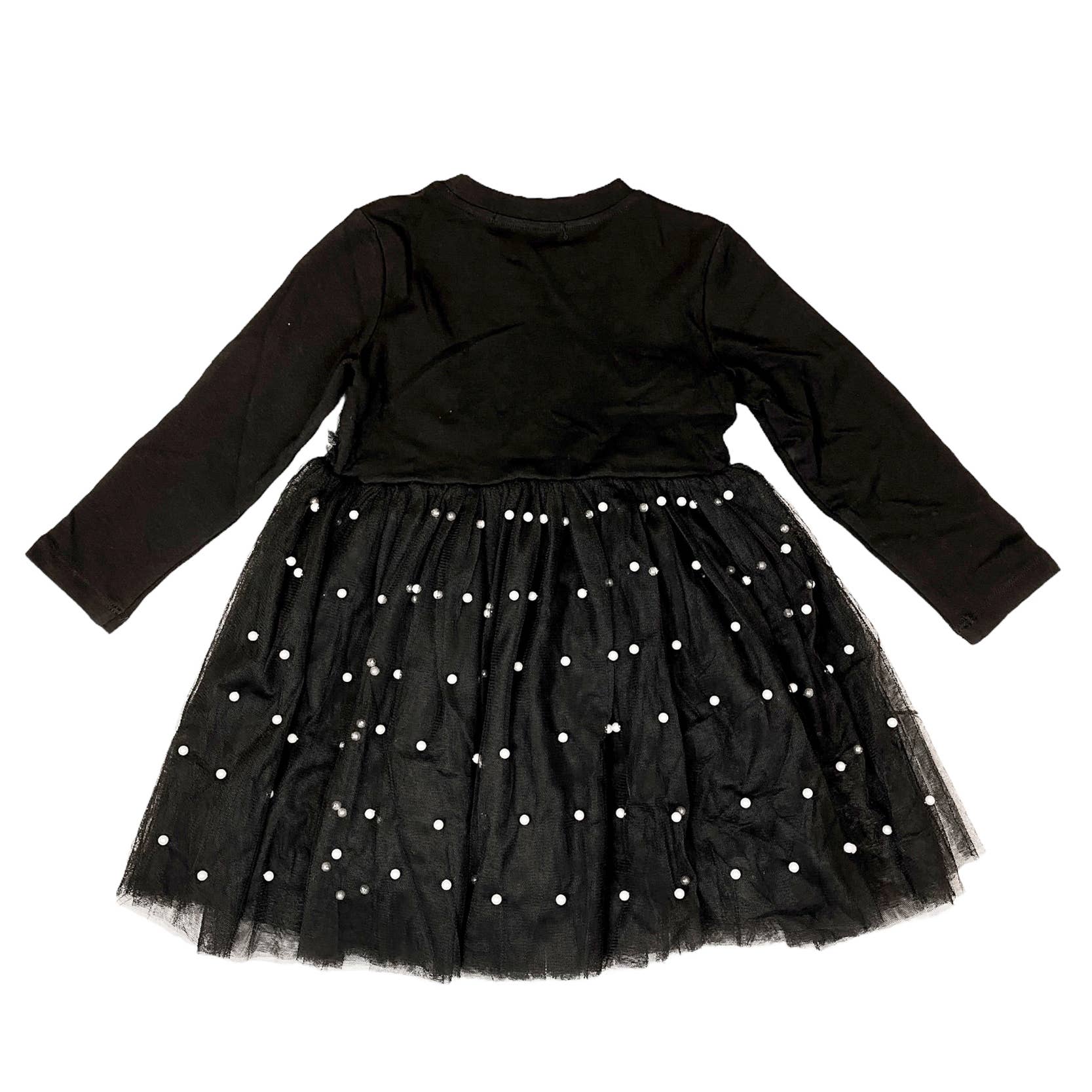 Doe a Dear - Wholesale Dress - Kids - A15 15328 Pearl Detail Mesh Dress (2 COLORS)7