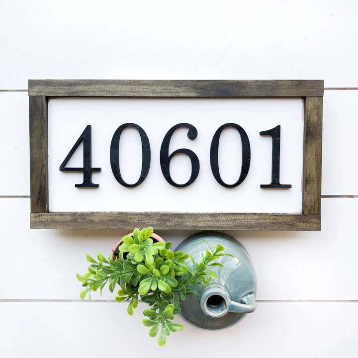 WillowBee Signs & Designs - Wholesale Sign - Zip Code Sign - Customizable