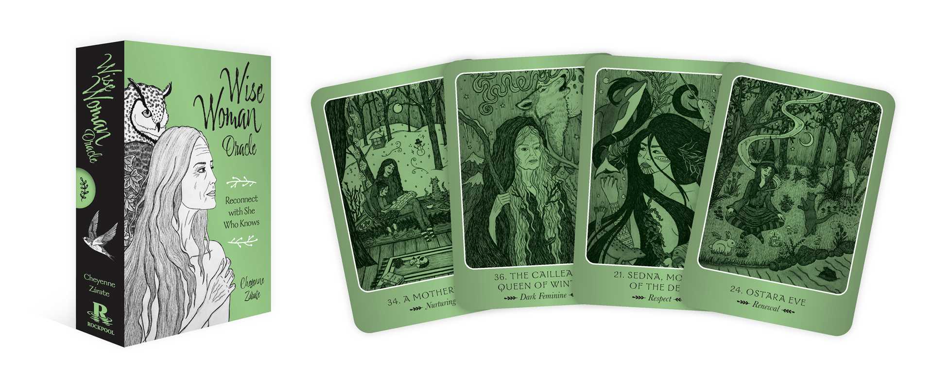 Simon & Schuster - Wholesale Tarot Cards - Wise Woman Oracle by Cheyenne Zárate3
