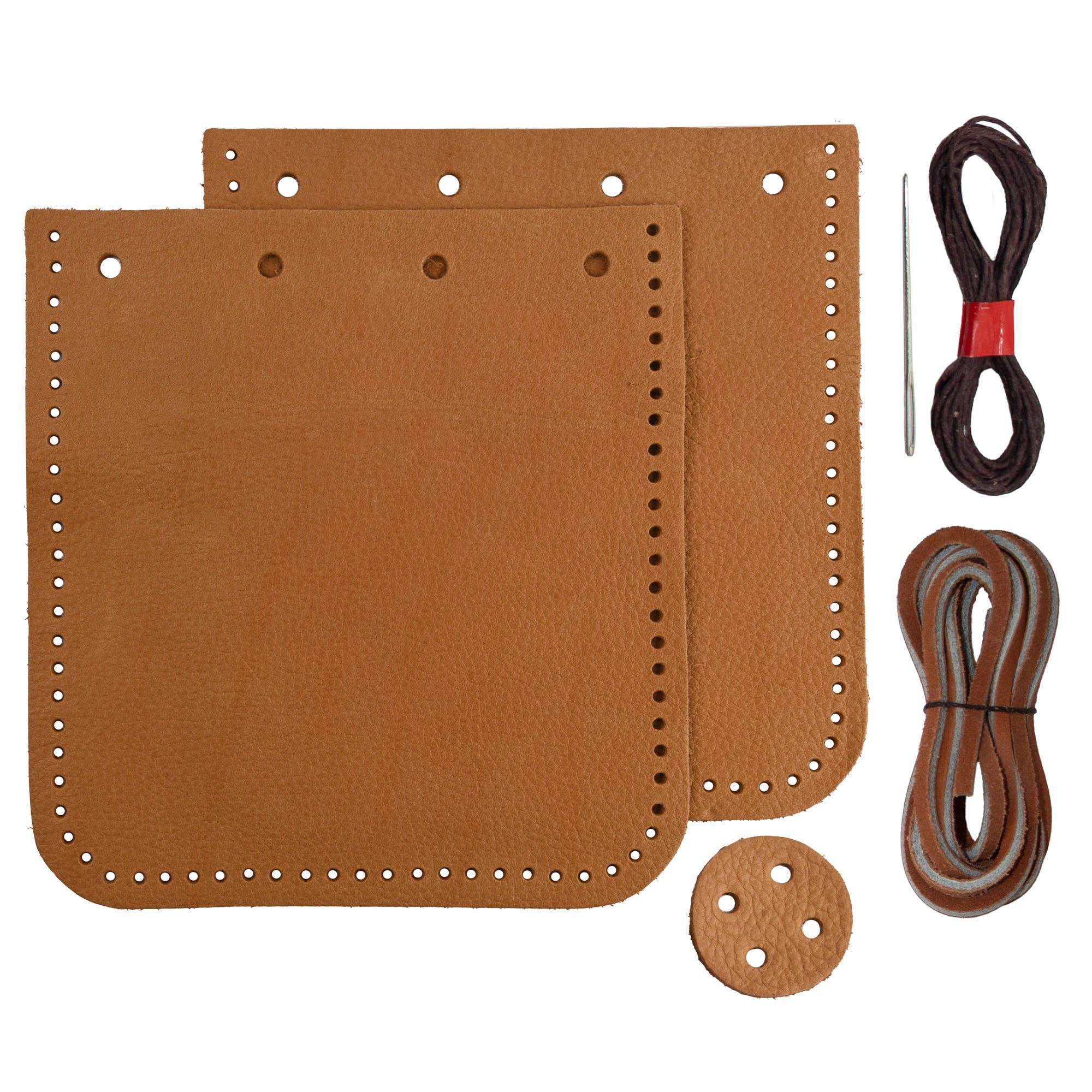 Golden Tan Leather Bag Kit for wholesale on Faire1