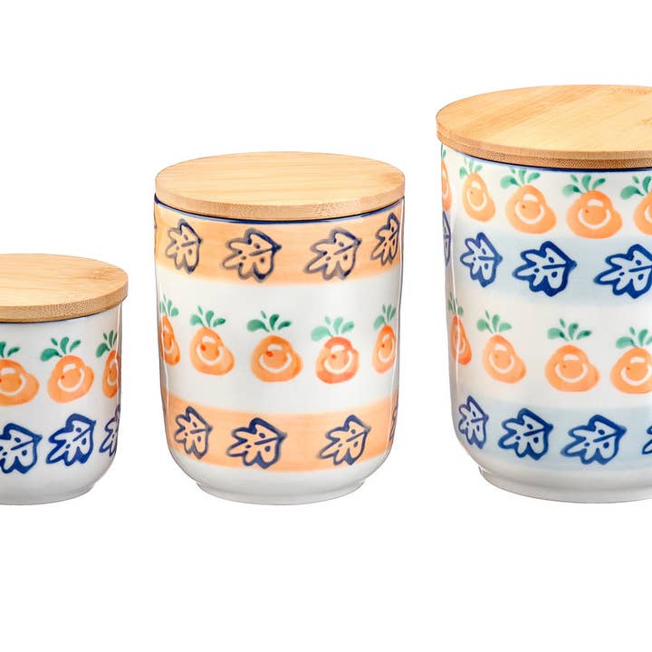 Frascos de cozinha NAPOLI - 3 peças - Citrino por atacado de Björn