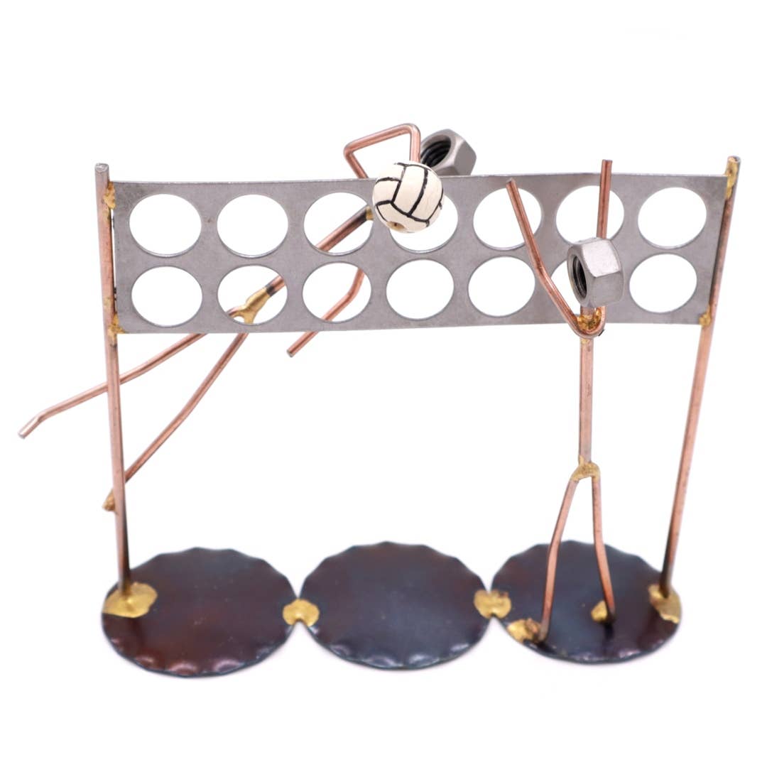 Rock Creek Metal Craft - Wholesale Decorative Figurine - Volleyball Net with Men2