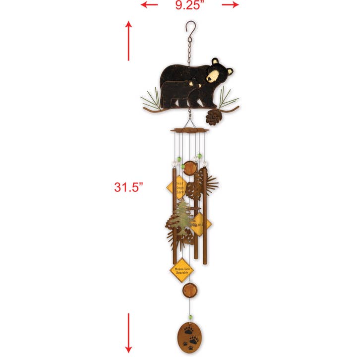 Sunset Vista Designs - Wholesale Wind Chime - Babes Bear Chime1