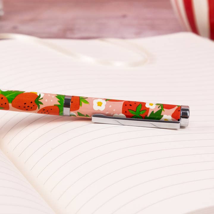Robert Frederick Ltd - Wholesale Pen - Strawberries Ballpoint Pen in Gift Box6
