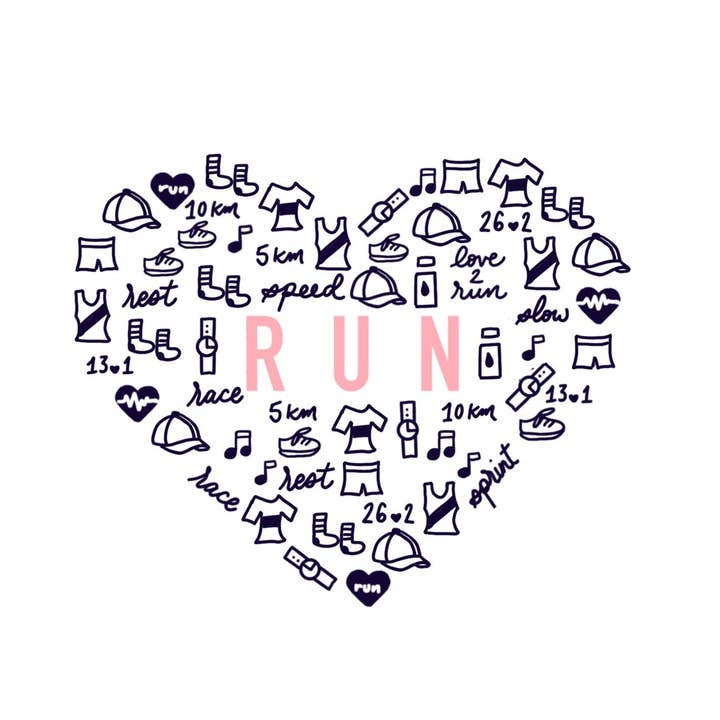 Pen and Paces - Wholesale Sticker - All Things Running Sticker