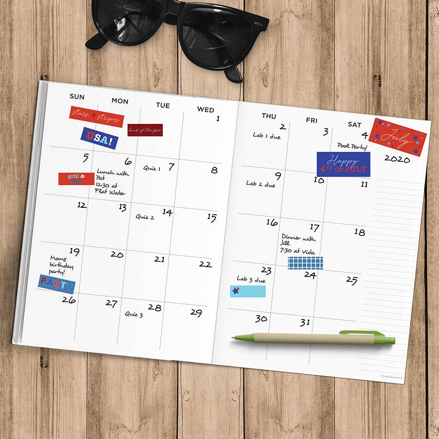TF Publishing - Paper Goods - Wholesale Sticker - Seasonal Monthly Planner/Calendar Stickers7