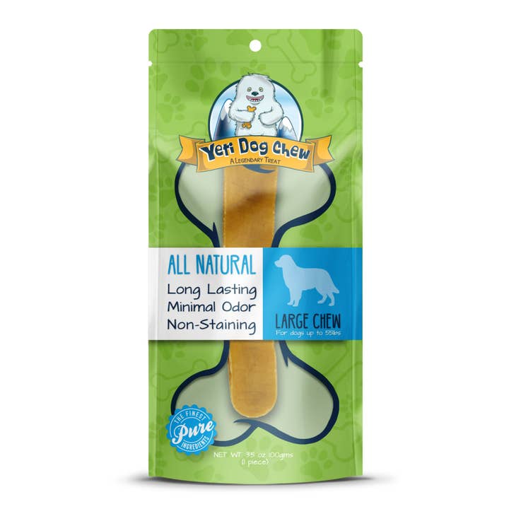 Yeti Dog Chew 1pc Large Chew 3.5oz Bag for wholesale by Pet Palette Distribution