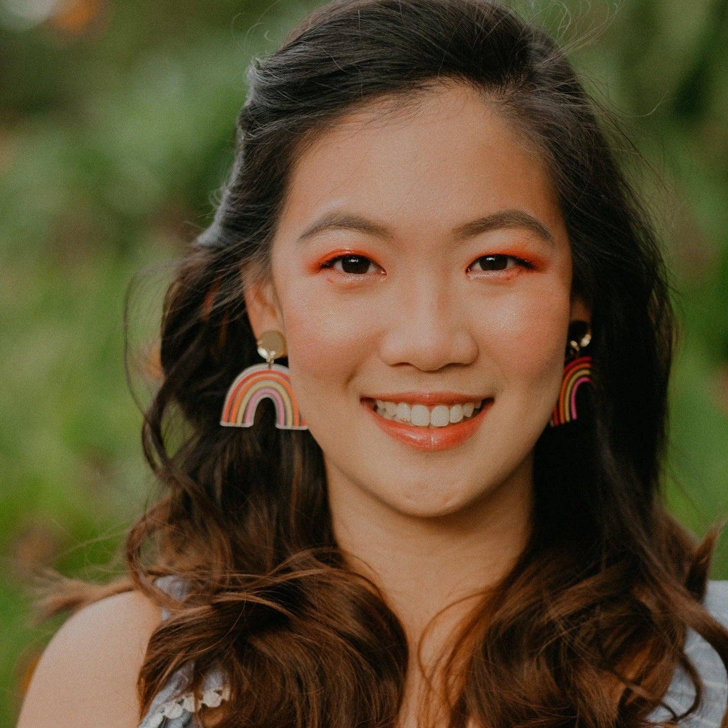 Sleepy Mountain - Wholesale Dangle Earrings - Rainbow Dangle Earrings8