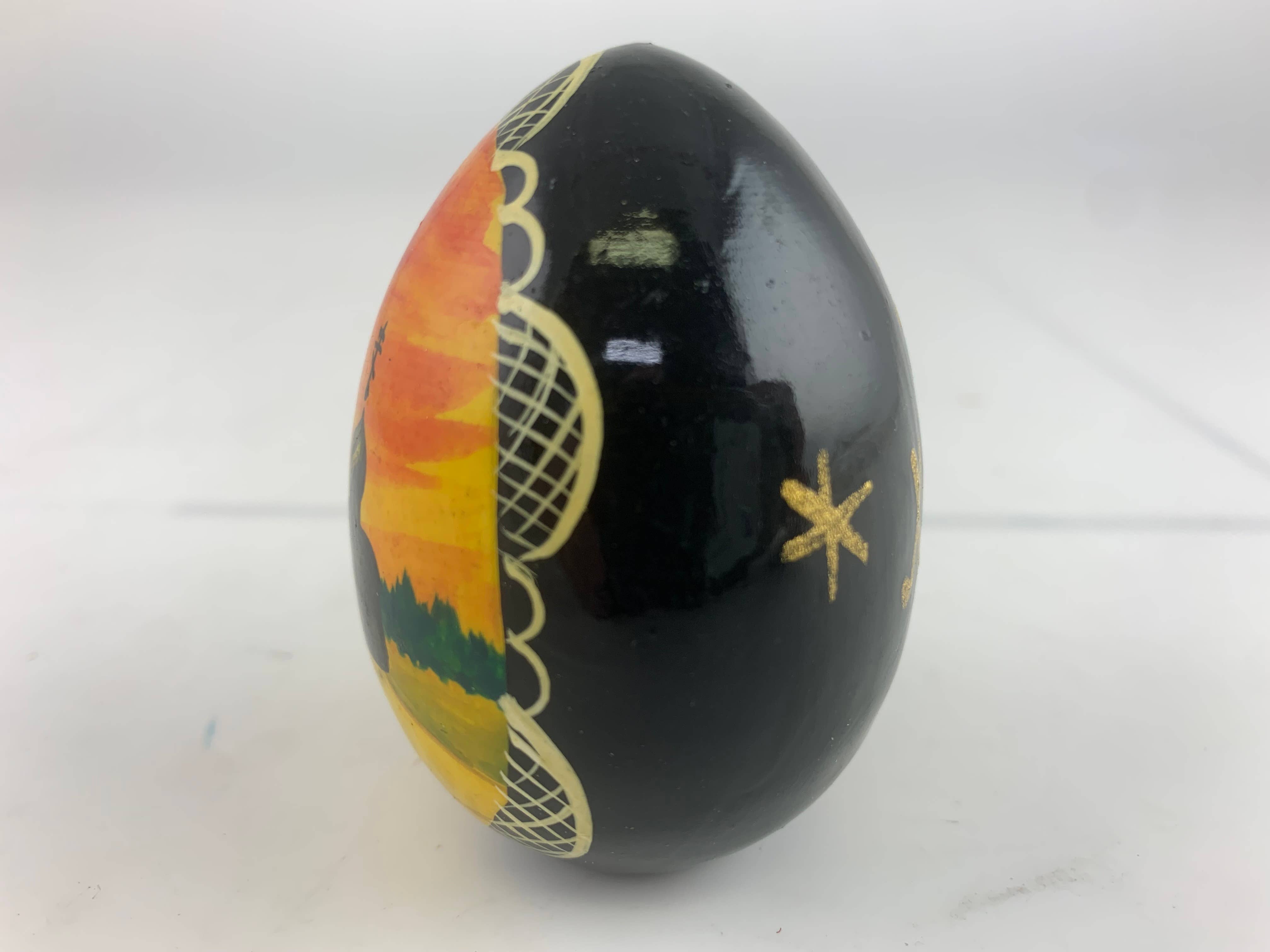 Golden Cockerel - Wholesale Decorative Tabletop Object - Vintage Wayside Chapel Egg1