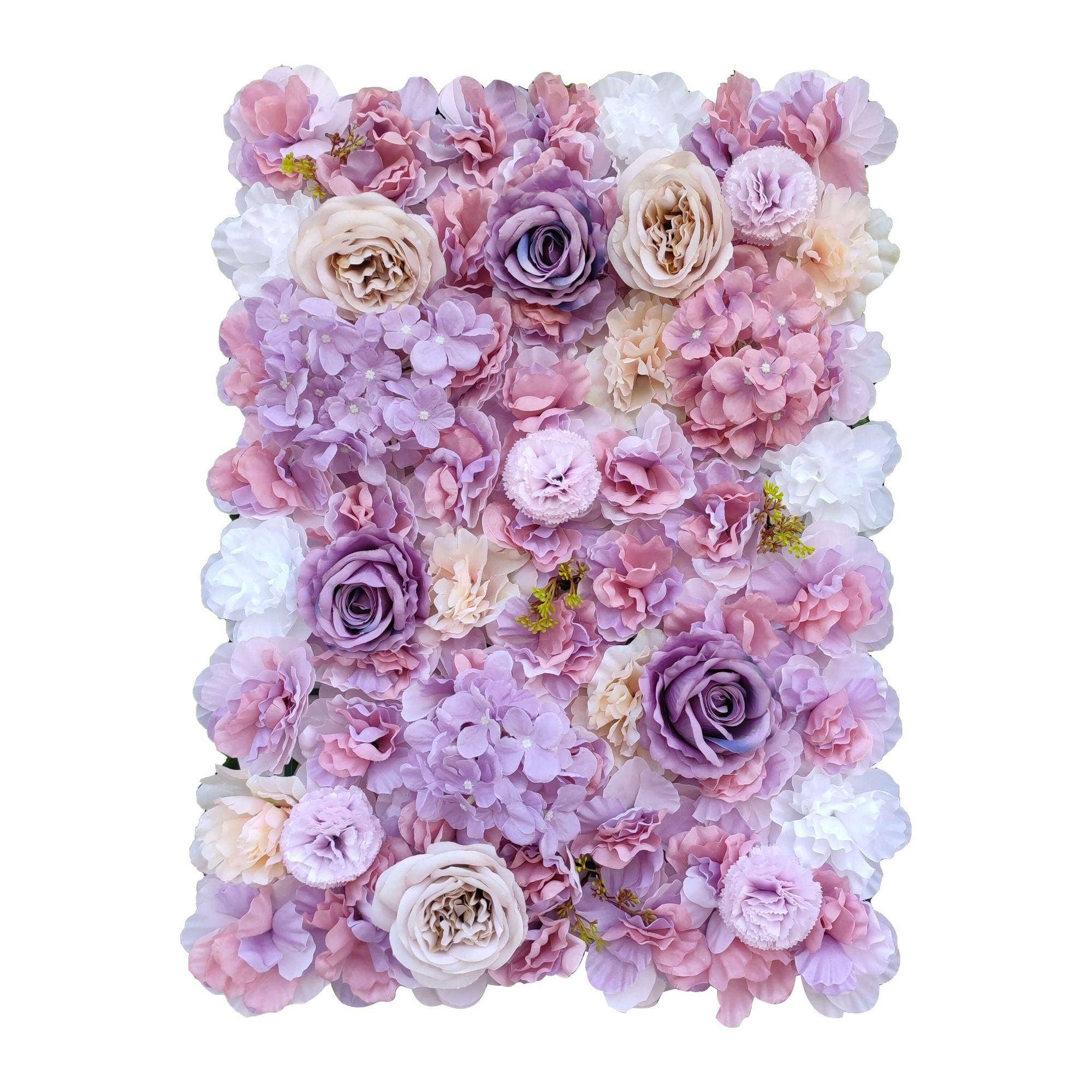 Designer Plants AU - Wholesale Artificial flowers - Artificial Flower Wall Backdrop Panel 40cm x 60cm Mixed Pink & White Flowers0