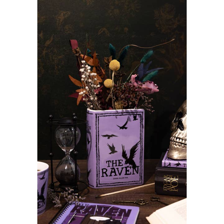 Grand vase livre « The Raven » - Violet pour la vente par Steel Mill & Co UK
