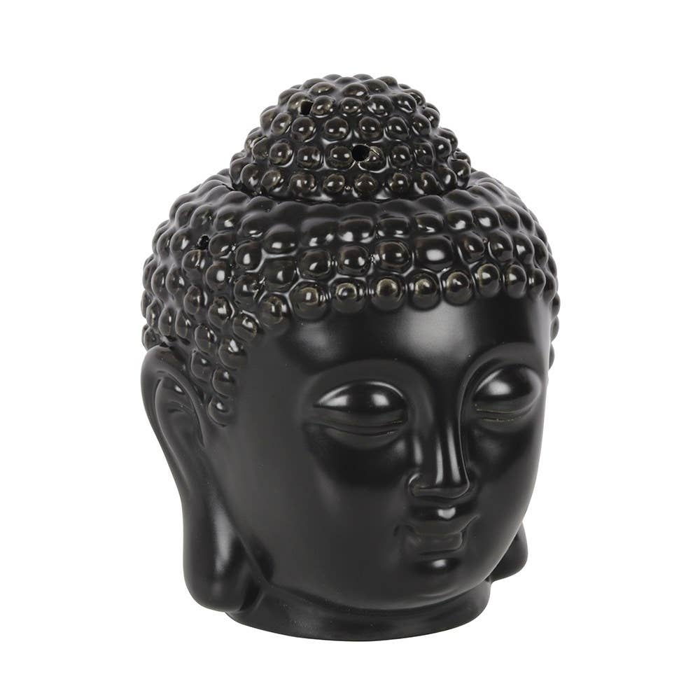 Something Different Wholesale - Wholesale Oil Warmer - Black Buddha Head Oil Burner and Wax Warmer1