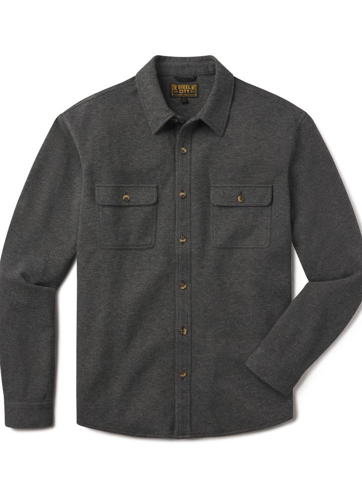 Steel City - Wholesale Button Down Shirt - Men's - Stretch Twill Shirt5