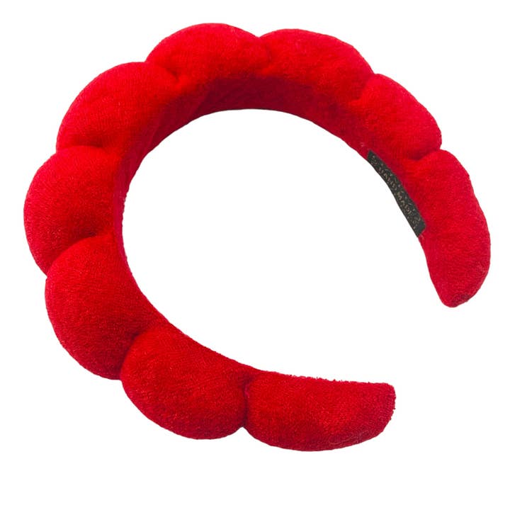 Queens Designs - Wholesale Spa Headband - Terry Cloth Bubble Headbands4