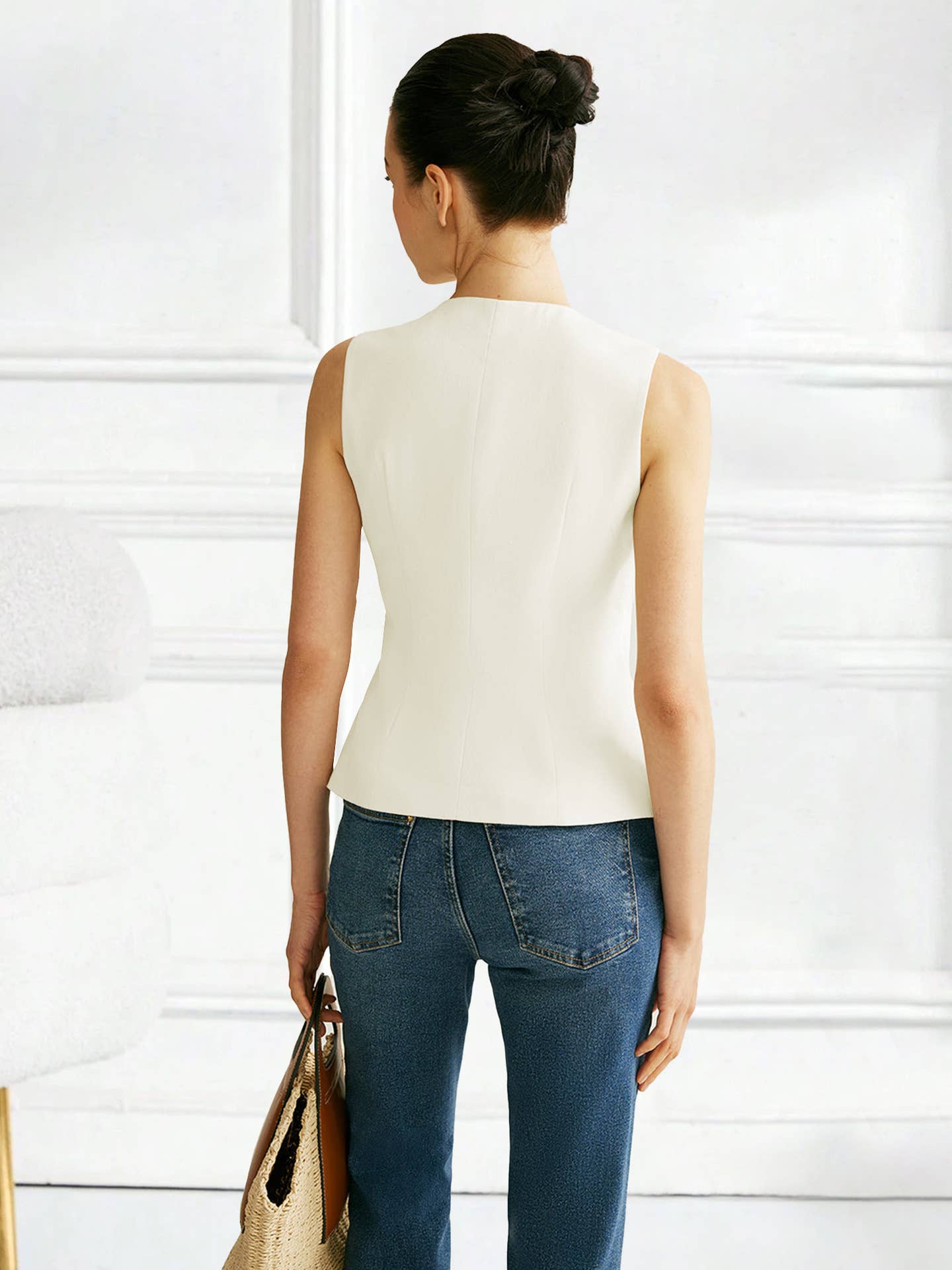 Hope & Sunshine - Vente Veste sans manches – femme - Gilet sans manches pour femmes11