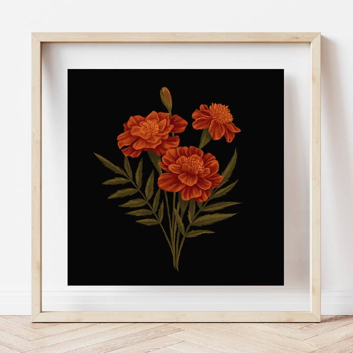 Morgenfrue Vægkunst, Botanisk Maleri Kunst for engroshandel hos Cailee Corbett