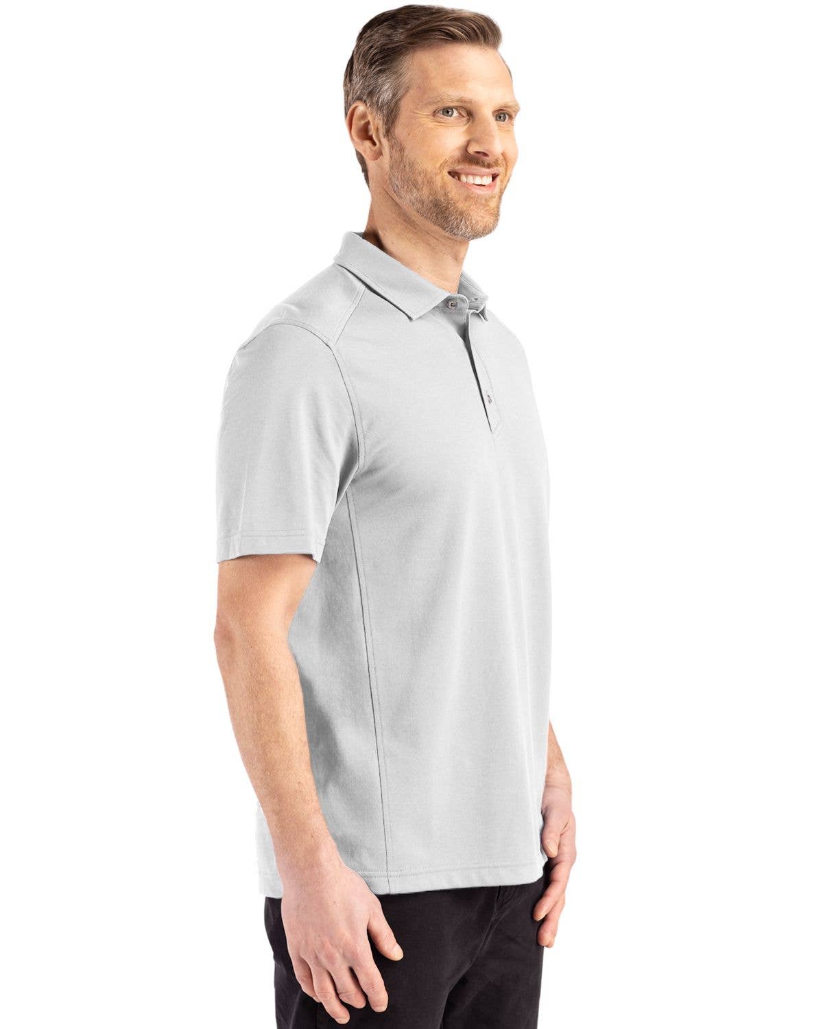 Cutter & Buck - Wholesale Polo - Men's - Cutter & Buck Advantage Refresh Mens Tri-Blend Pique Polo30