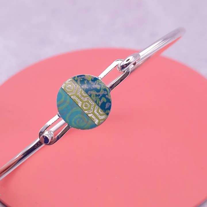 Bangle - Tropical Turquoise for wholesale by Circle & Dash