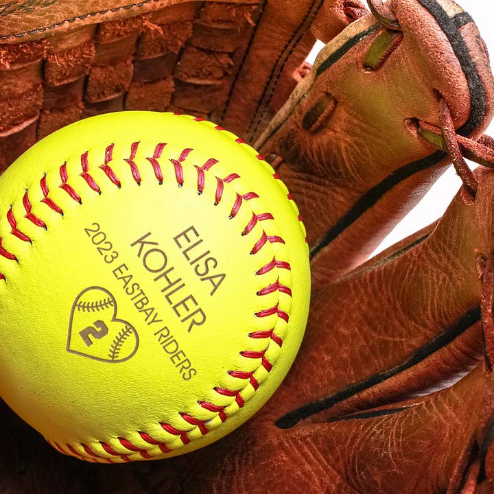 Etchey - Venta al por mayor Balón/pelota - Softbol de cuero personalizado | Bate cruzado de sóftbol