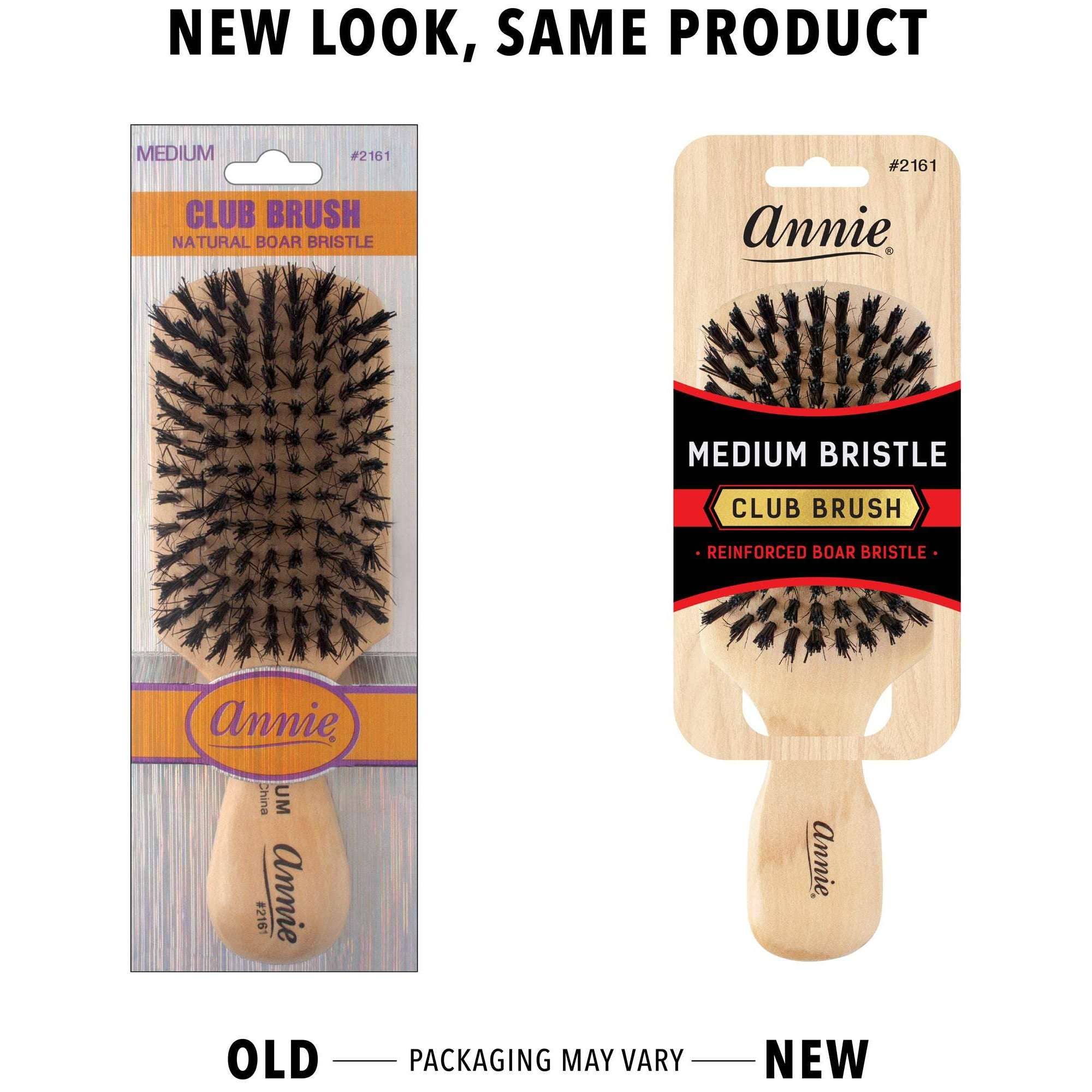 Annie International, Inc. - Wholesale Hair Brush/Comb - Annie Medium Club Brush Boar Bristle1