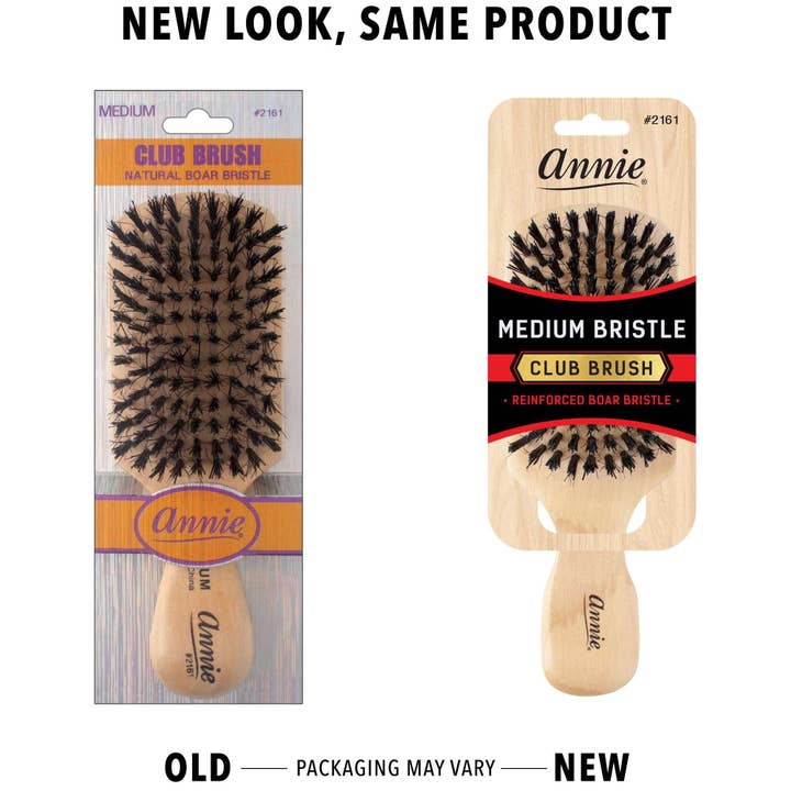 Annie International, Inc. - Wholesale Hair Brush/Comb - Annie Medium Club Brush Boar Bristle1