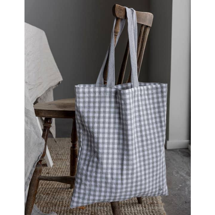 STOREFACTORY - Wholesale Tote Bag - Women's - Rutan Checkered Recycled Cotton Tote Bag18