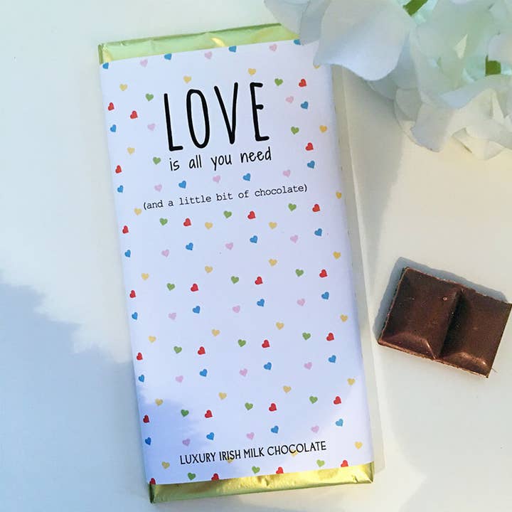 Sweet Living Kilkenny - Wholesale Chocolate Bar - Love is all you need (and a little bit of chocolate)