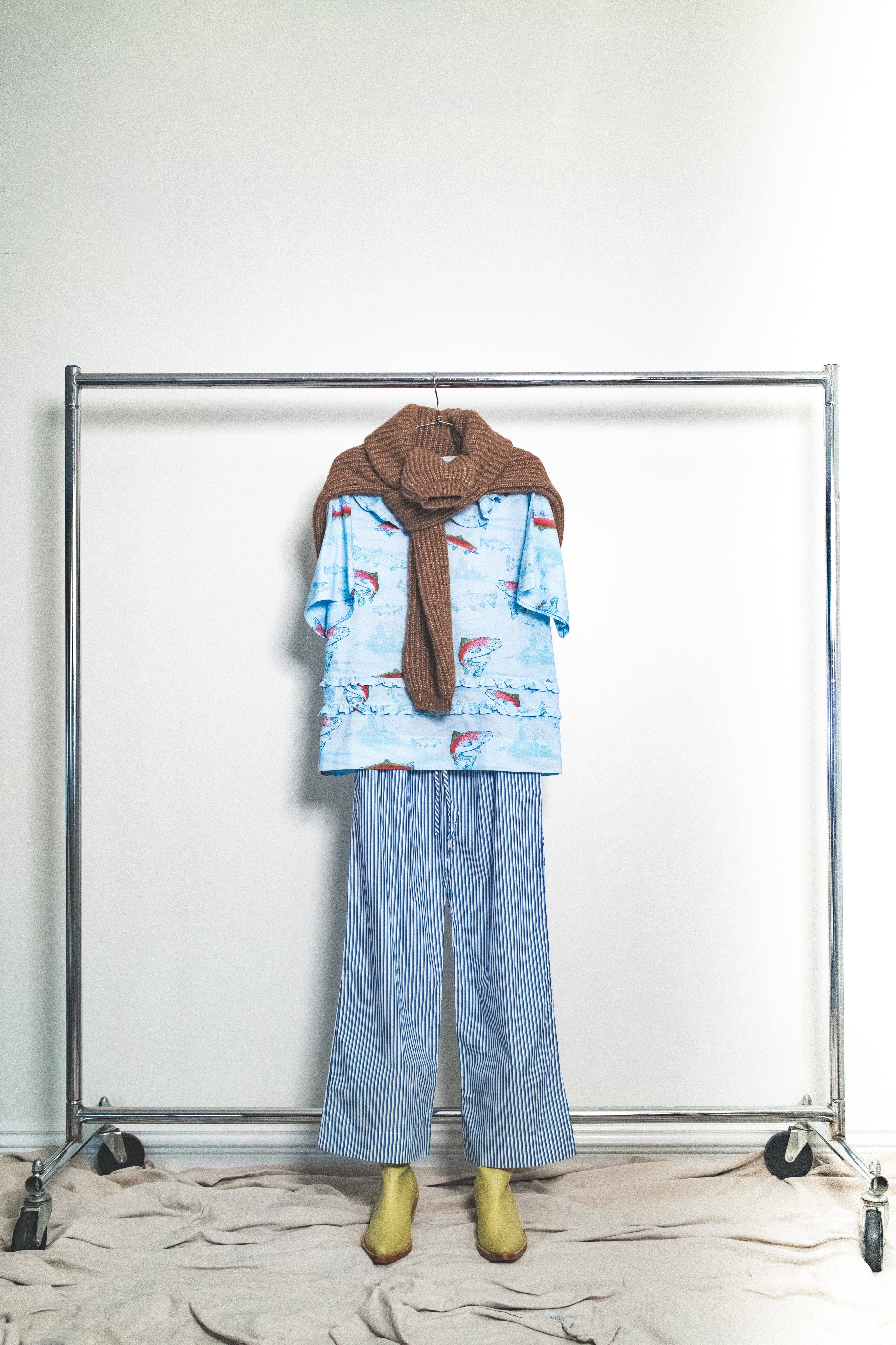 et Tigre - Wholesale T-Shirt - Women's - Savella Top in Fish Print2