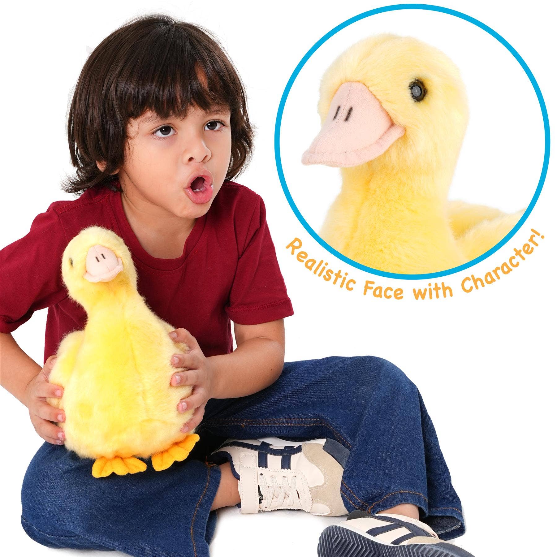 VIAHART Toy Co. - Wholesale Stuffed/Plush Toy - Kids & Baby - Dani the Duckling | 11 Inch Stuffed Animal Plush | By Tiger3