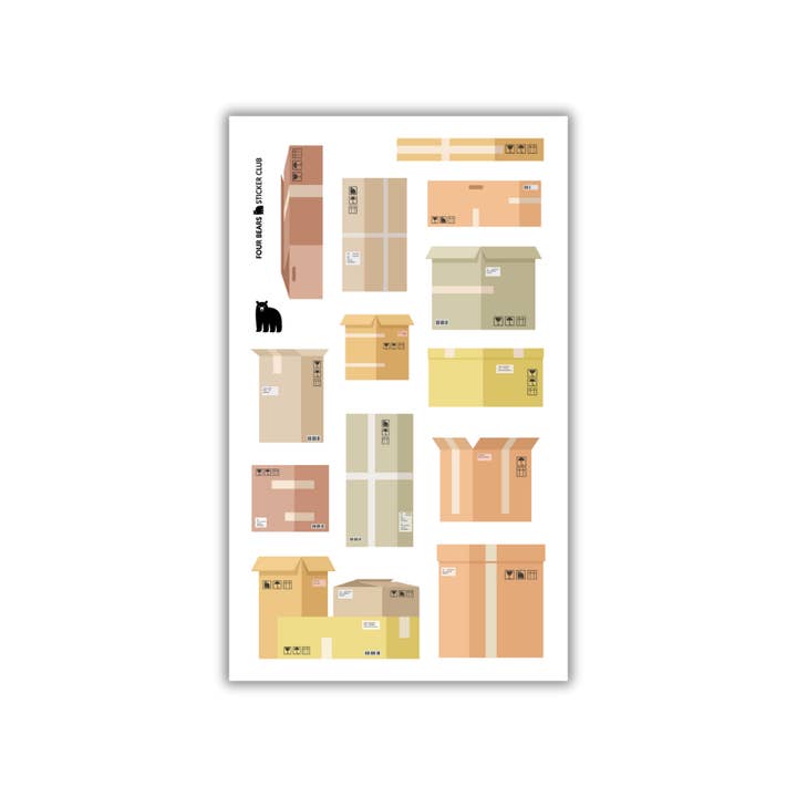 Colis et Paquets pour la vente par Four Bears Sticker Club