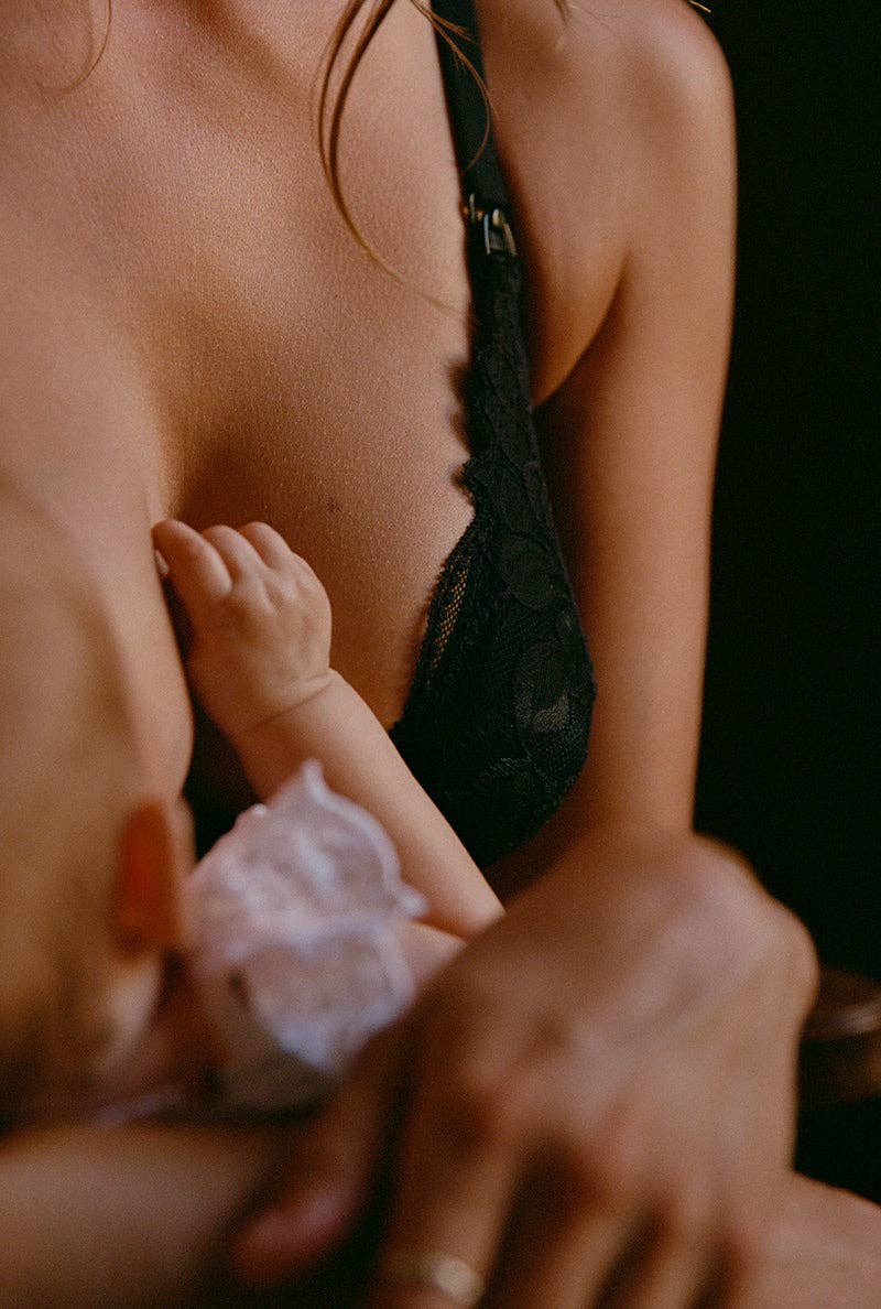 Nénés – wholesale Nursing bra – Maternity – Jade Maternity Bra - Black4