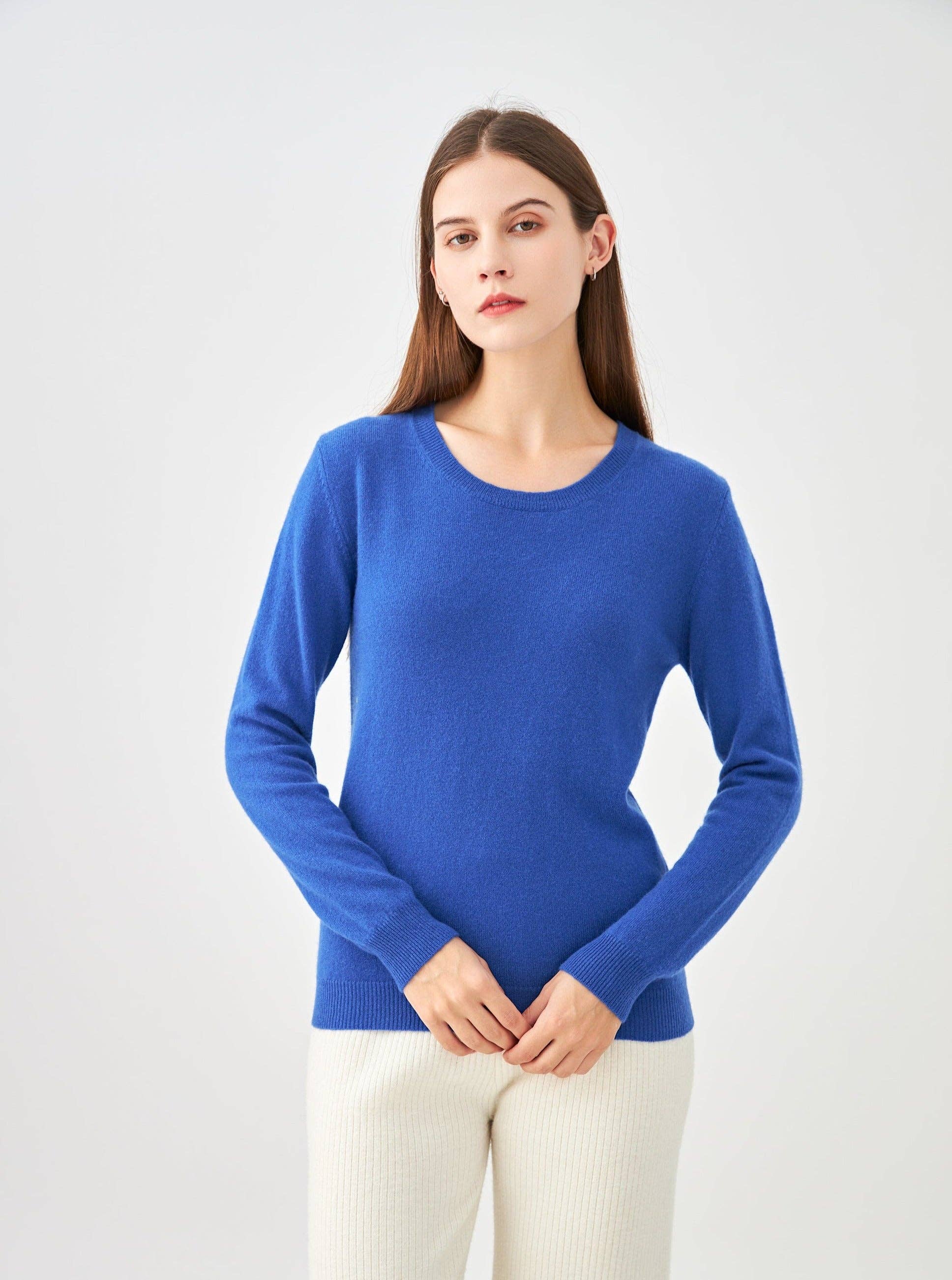 jw.atelier - Wholesale Knit Sweater - Women's - 100% cashmere crew neck sweater11