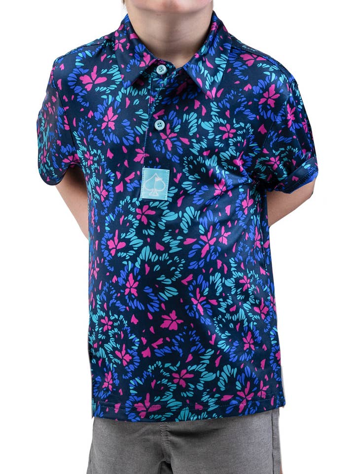 Youth Fluorescent Floral for wholesale by Pins and Aces Golf Co.