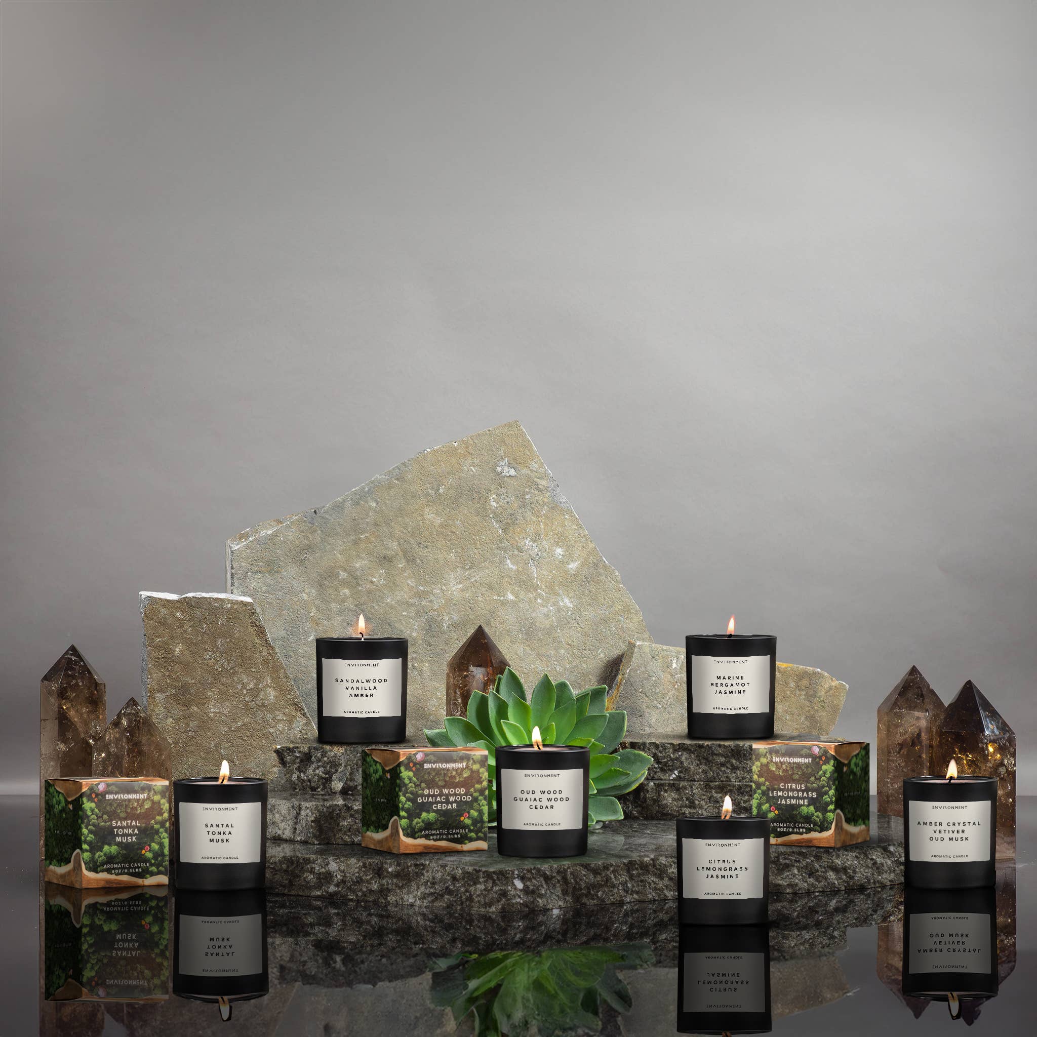 ENVIRONMENT - Wholesale Jar/Filled Candle - 8oz Inspired by Hotel Costes® Candle with Lid and Box9