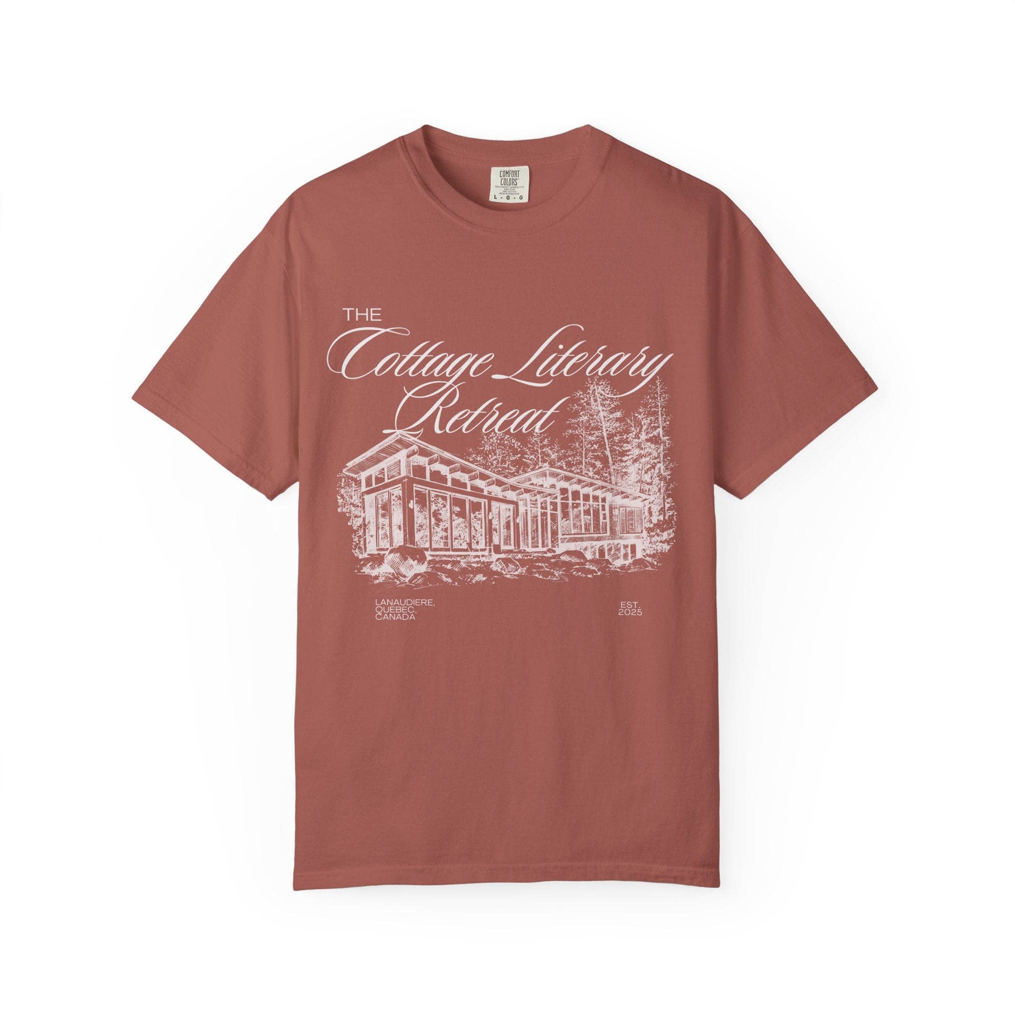 Shadowbound Spines LLC - Wholesale T-Shirt (Graphic) - Women's - Heated Rivalry The Cottage Literary Retreat Tee8