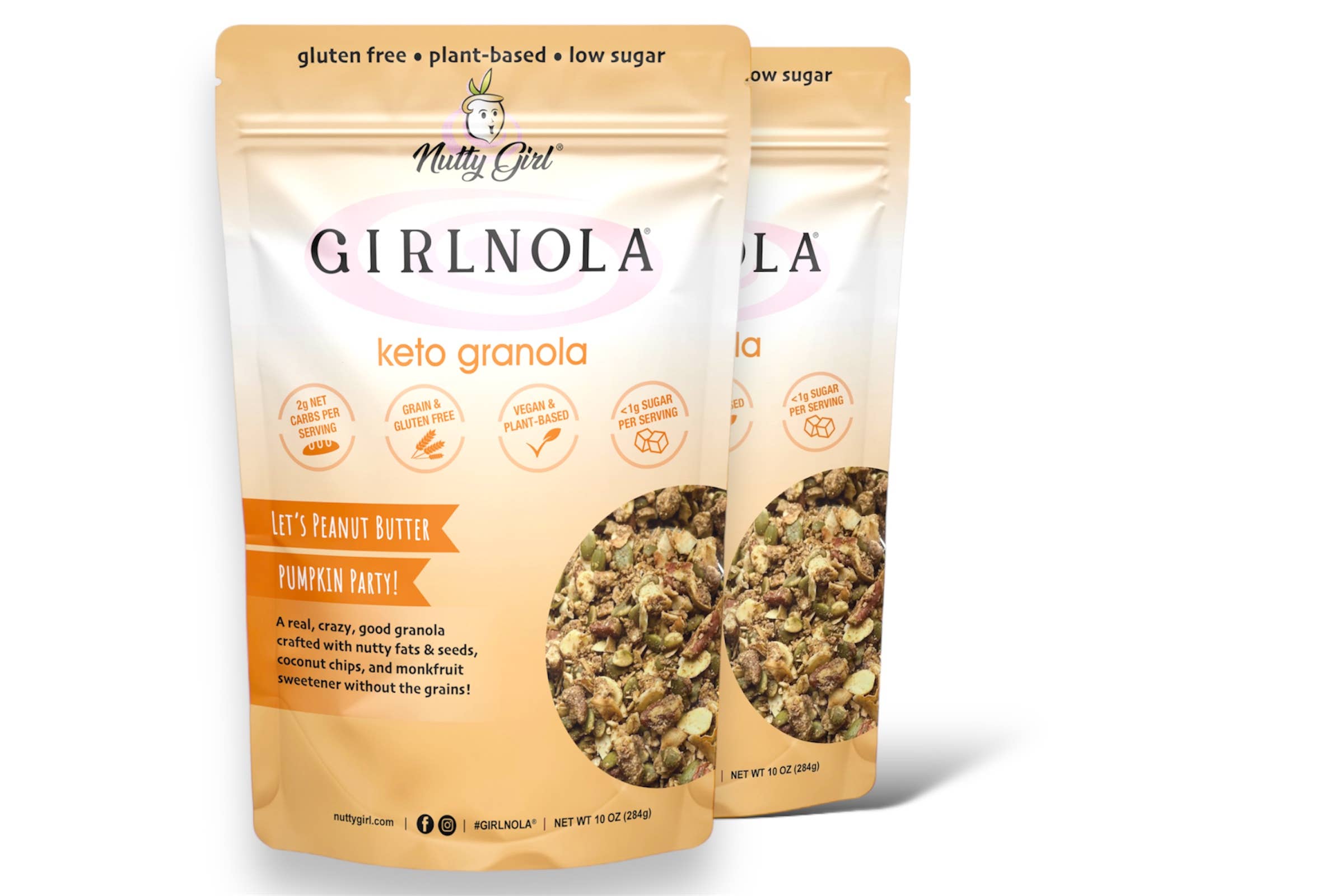 Nutty Girl - Wholesale Granola - Girlnola® Keto I Pumpkin | Low Sugar, Low Carb Granola