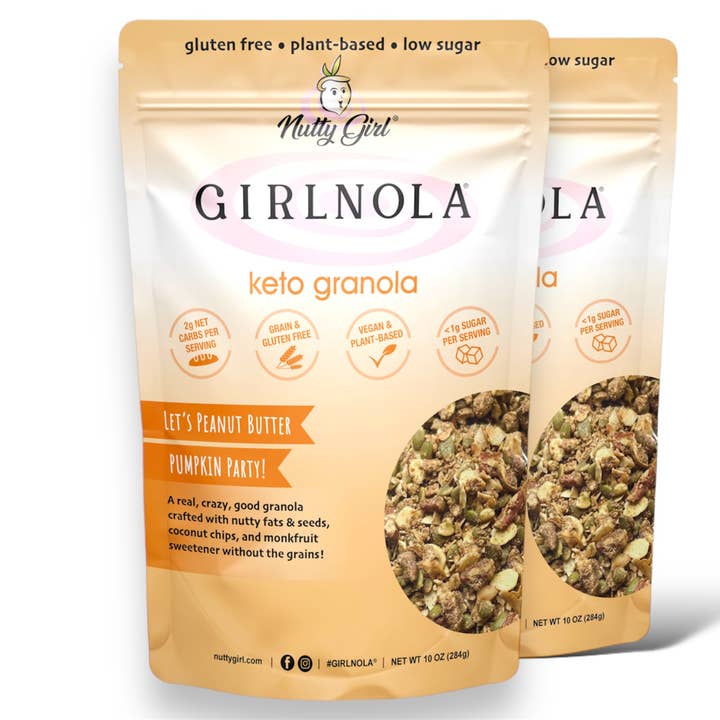 Girlnola® Keto I Pumpkin | Low Sugar, Low Carb Granola for wholesale by Nutty Girl
