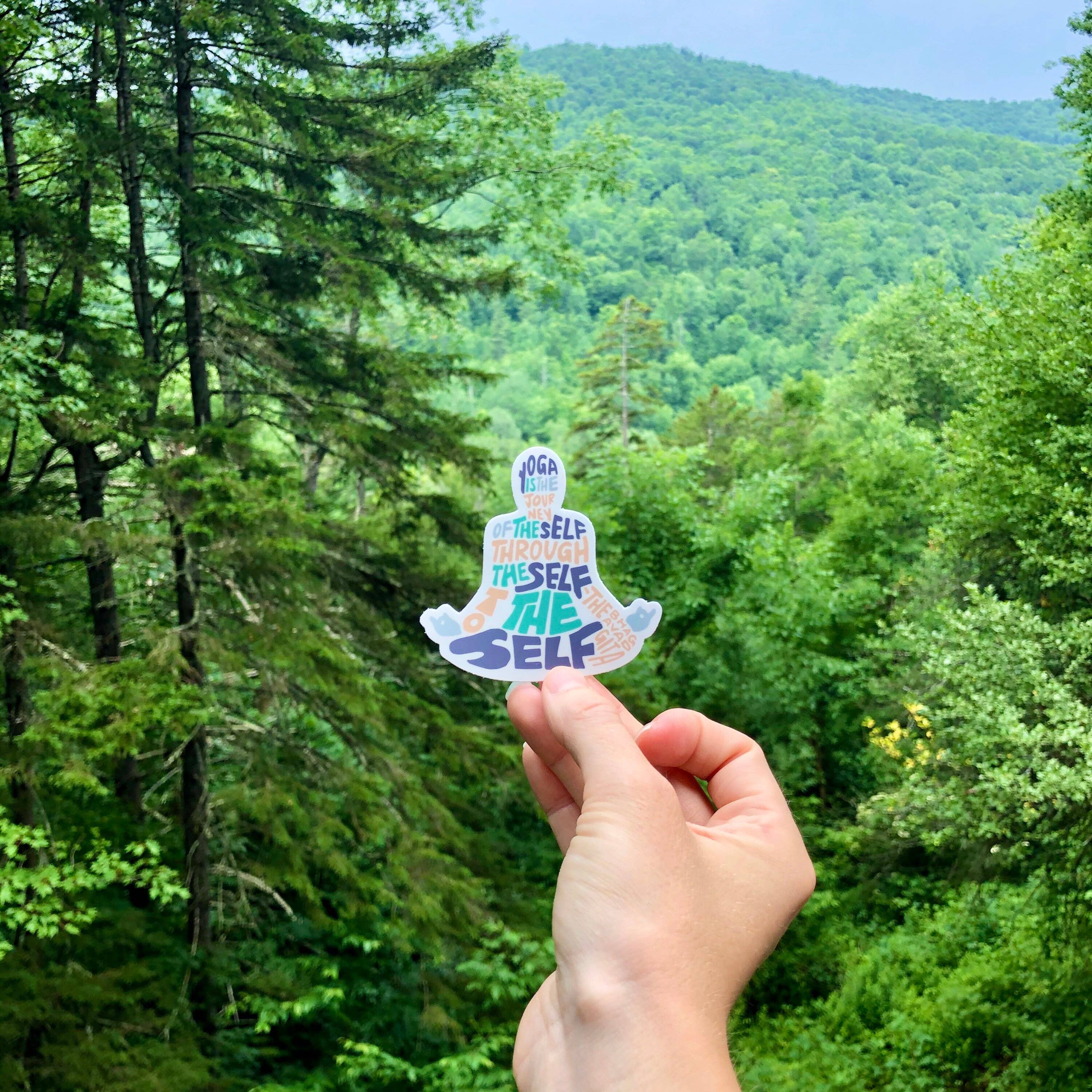 Wander On Words - Wholesale Sticker - Hand-Lettered Inspirational Yoga Self Sticker2