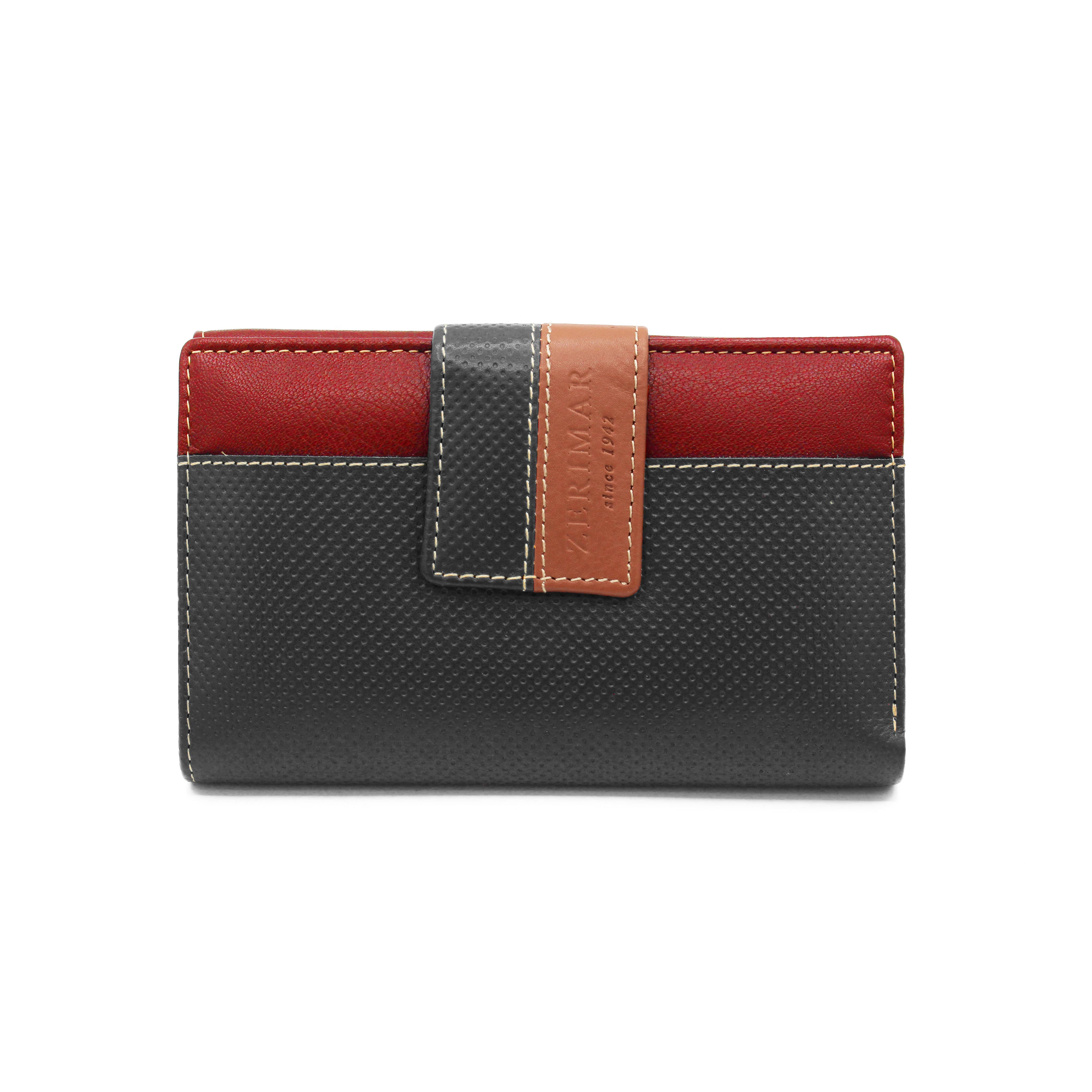 Zerimar 1942 – Carteira - Mulher por atacado – Zerimar Carteira de Pele Mulher | Carteira de Mão 15x9 cm0