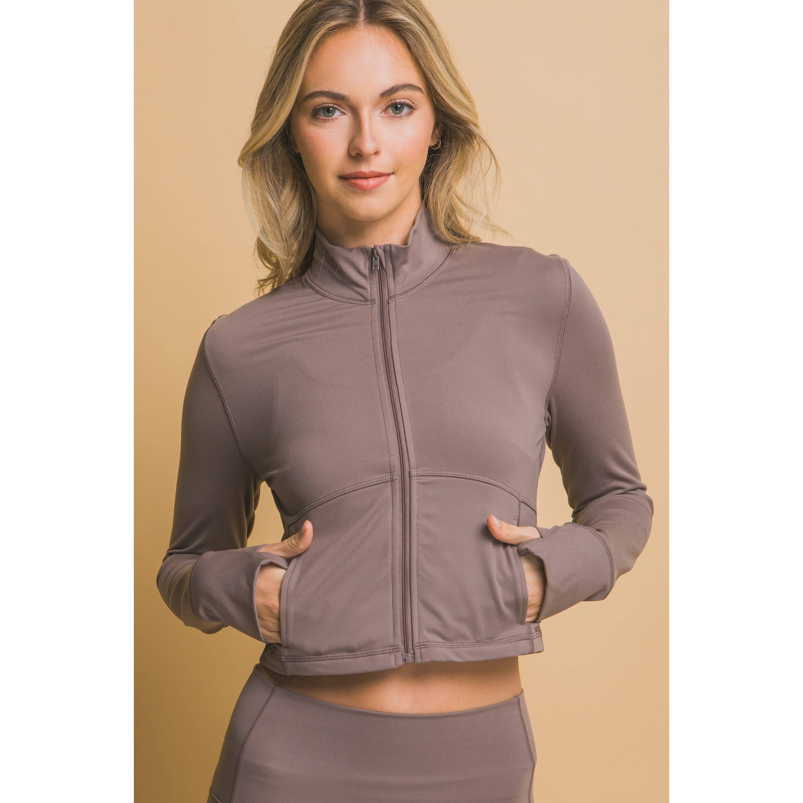 Apolline - Wholesale Athletic Jacket - Women's - Active Long Sleeve Zip- Up Performance Jacket7