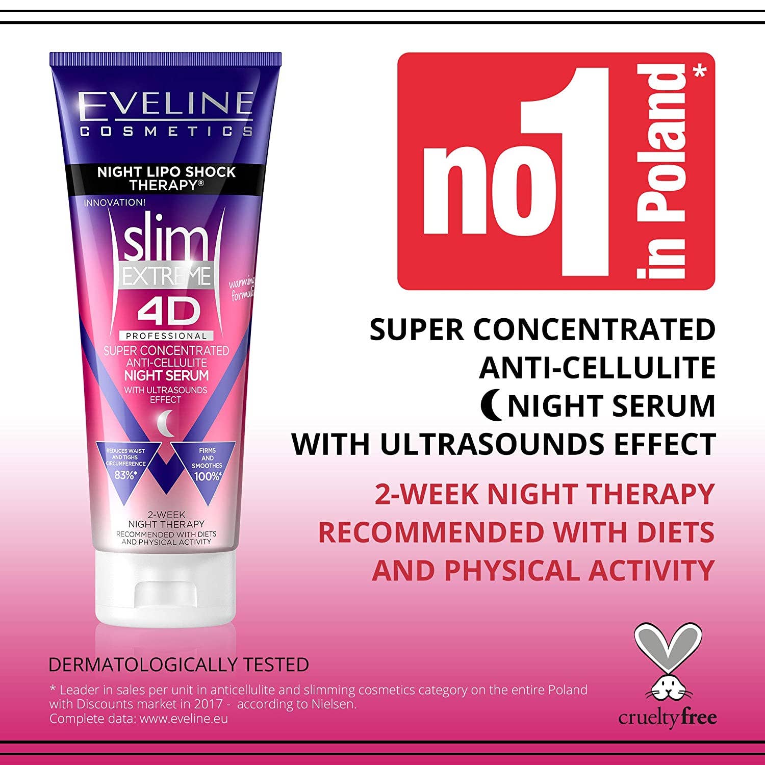 Eveline Cosmetics - Wholesale Anti-Aging Moisturizer - Slim Extreme 4D Super Concentrated Cellulite Night Cream1